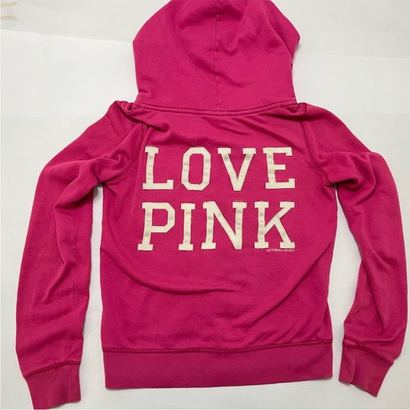 Victoria's Secret Sweaters - Victoria's Secret Y2K Pink Hoodie